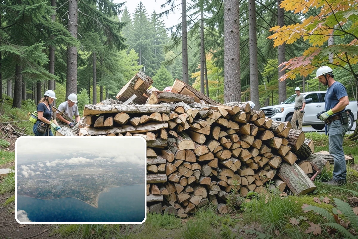 Grilling Wood in Burien, King County, WA - Builds a hot coal bed for fast searing