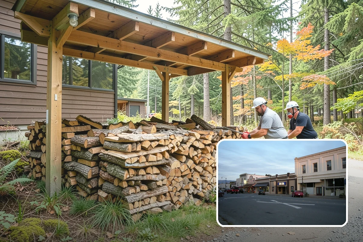Grilling Wood in Burlington, Skagit County, WA - Builds a hot coal bed for fast searing