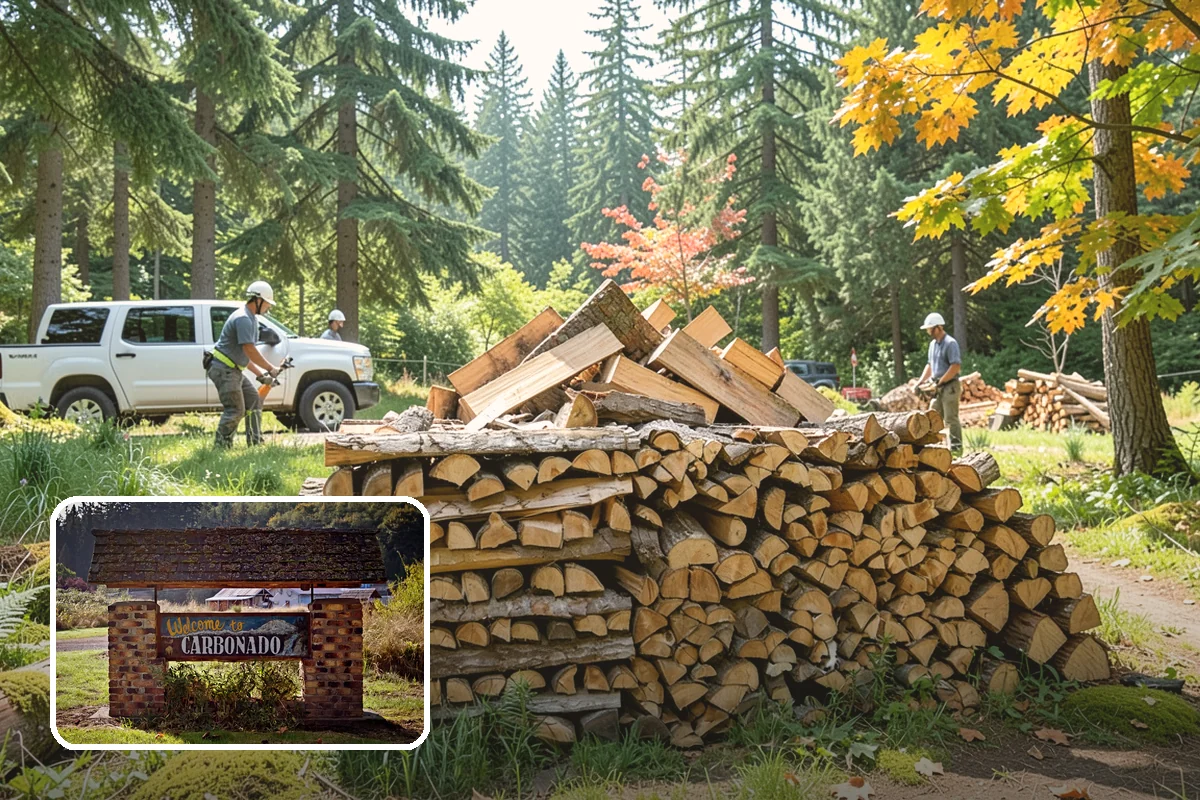 Grilling Wood in Carbonado, Pierce County, WA - Builds a hot coal bed for fast searing