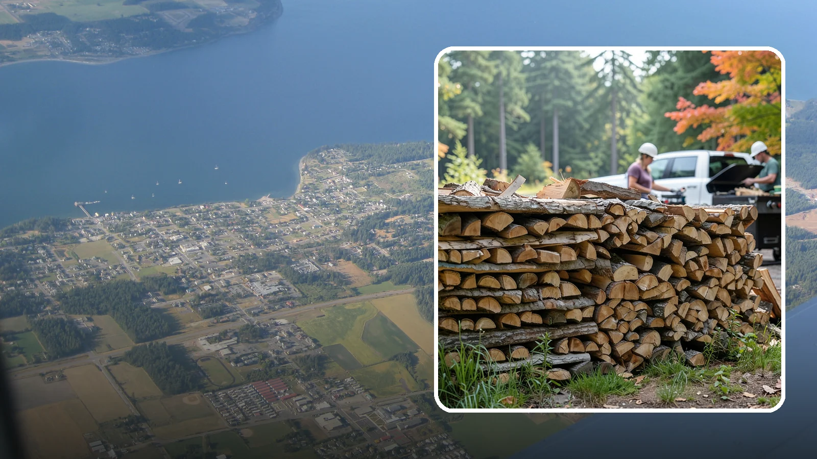 Grilling Wood in Coupeville, Island County, WA - Hot-burning grilling wood cut for direct-heat cooking and quick, flavorful sears.