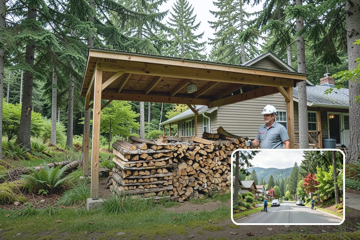 Grilling Wood in Darrington, WA - Builds a hot coal bed for fast searing