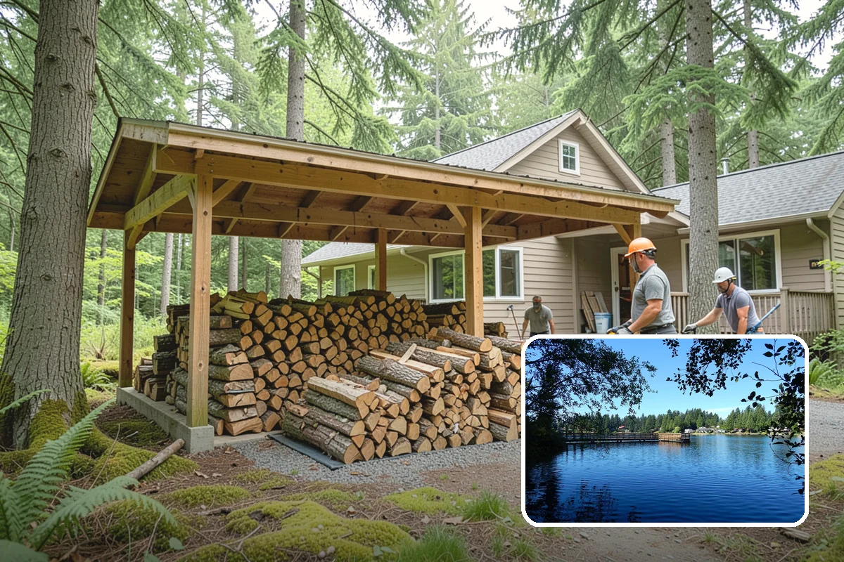 Grilling Wood in Federal Way, King County, WA - Builds a hot coal bed for fast searing