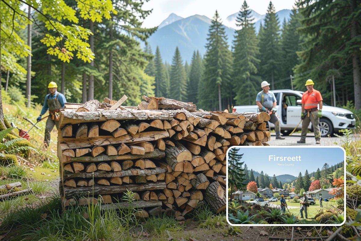 Grilling Wood in Fircrest, Pierce County, WA - Builds a hot coal bed for fast searing