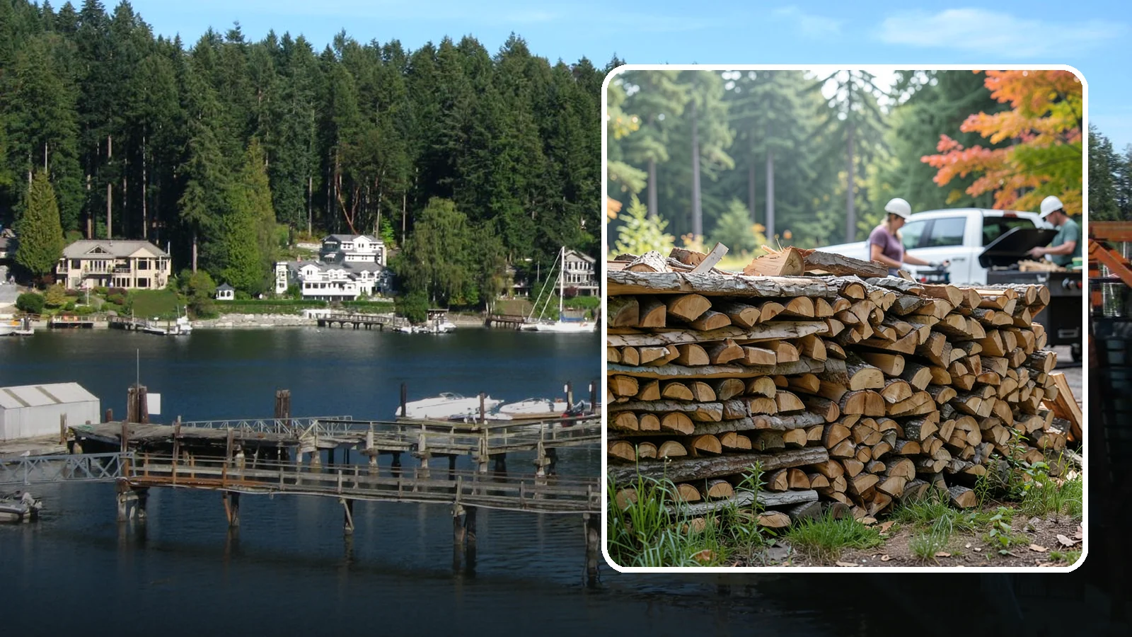 Grilling Wood in Gig Harbor, Pierce County, WA - Hot-burning grilling wood cut for direct-heat cooking and quick, flavorful sears.