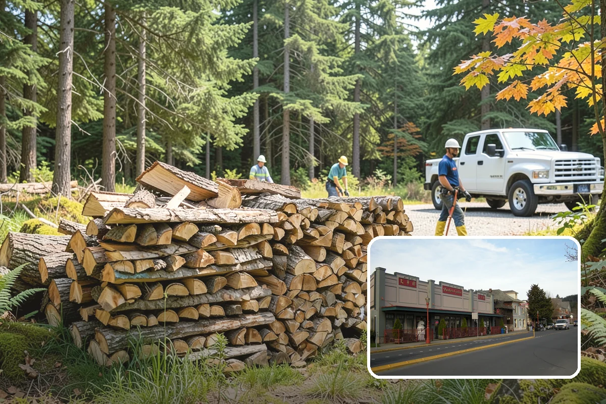 Grilling Wood in Issaquah, King County, WA - Builds a hot coal bed for fast searing