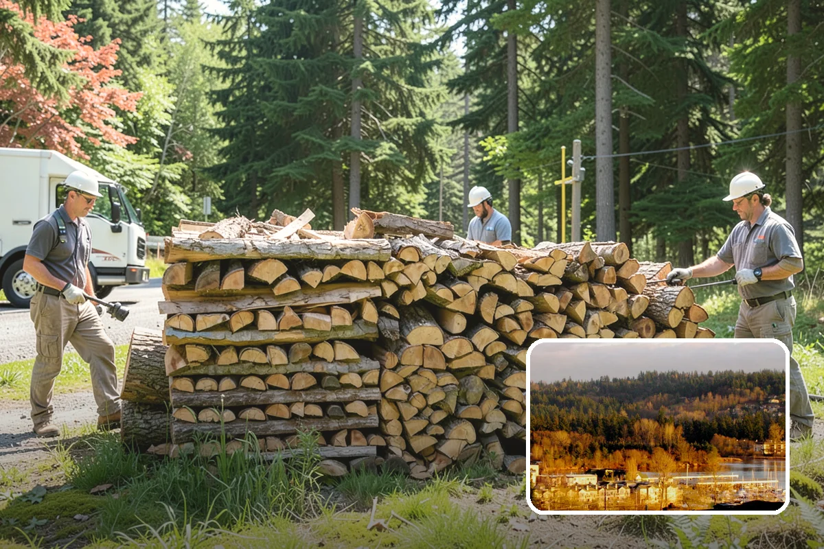 Grilling Wood in Kenmore, King County, WA - Builds a hot coal bed for fast searing