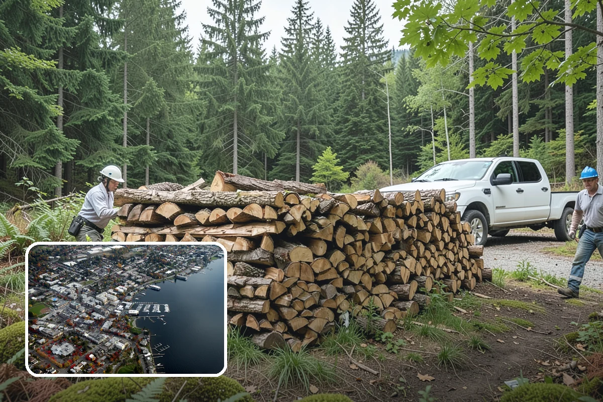 Grilling Wood in Kirkland, King County, WA - Builds a hot coal bed for fast searing