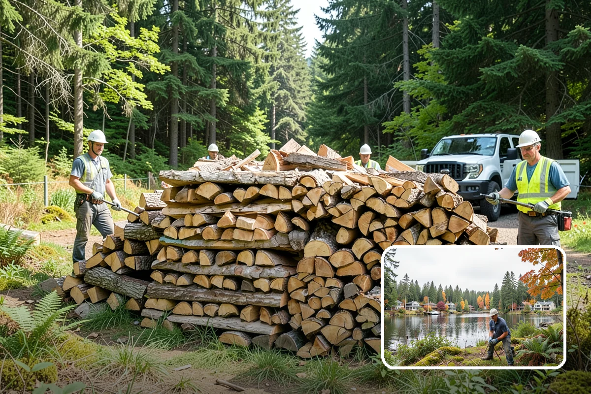 Grilling Wood in La Conner, Skagit County, WA - Builds a hot coal bed for fast searing