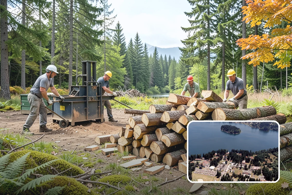 Grilling Wood in Lakewood, Pierce County, WA - Builds a hot coal bed for fast searing