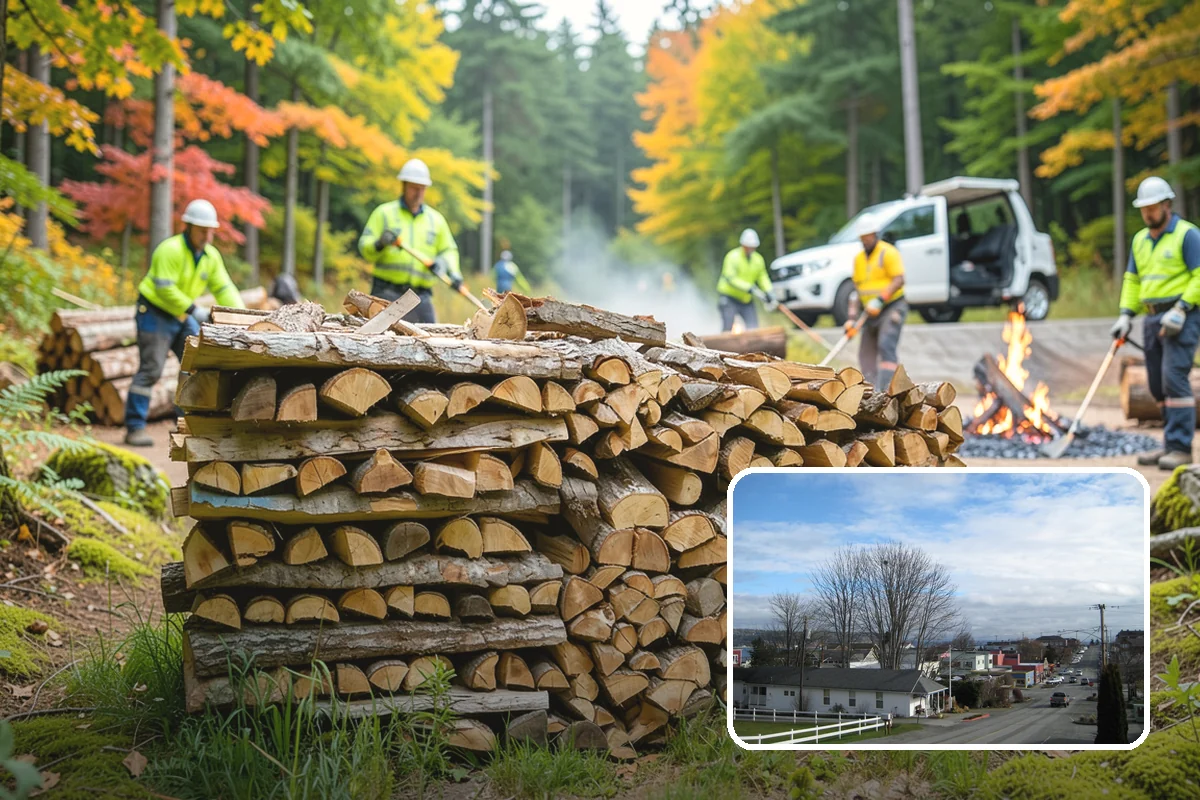 Grilling Wood in Langley, Island County, WA - Builds a hot coal bed for fast searing