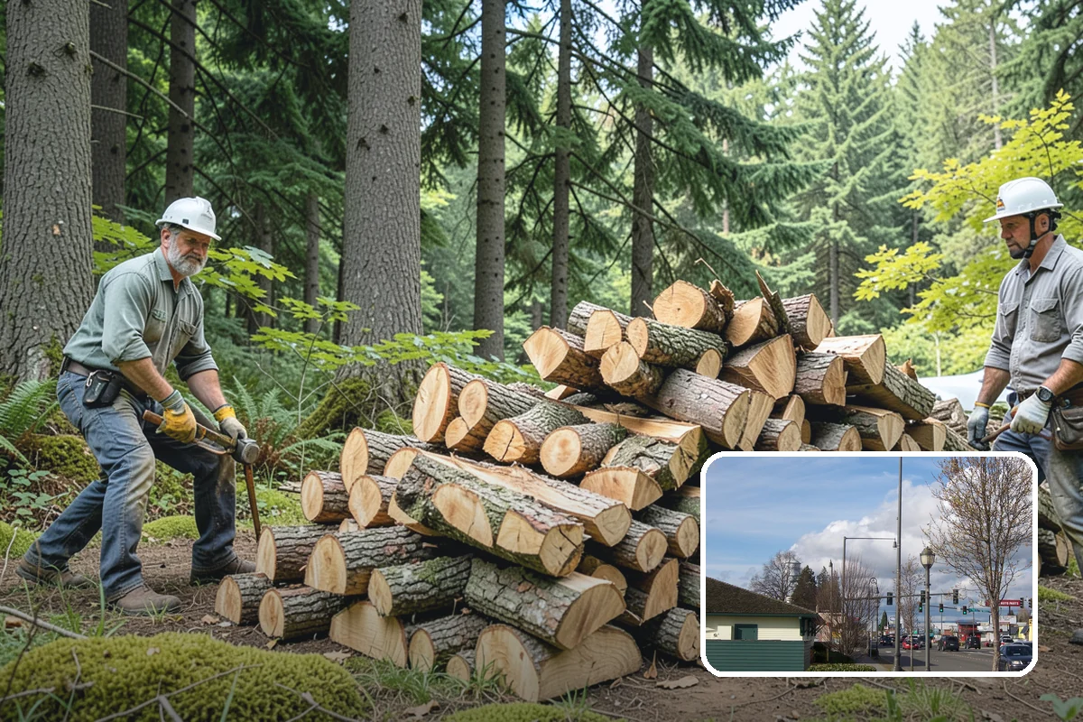 Grilling Wood in Marysville, Snohomish County, WA - Builds a hot coal bed for fast searing