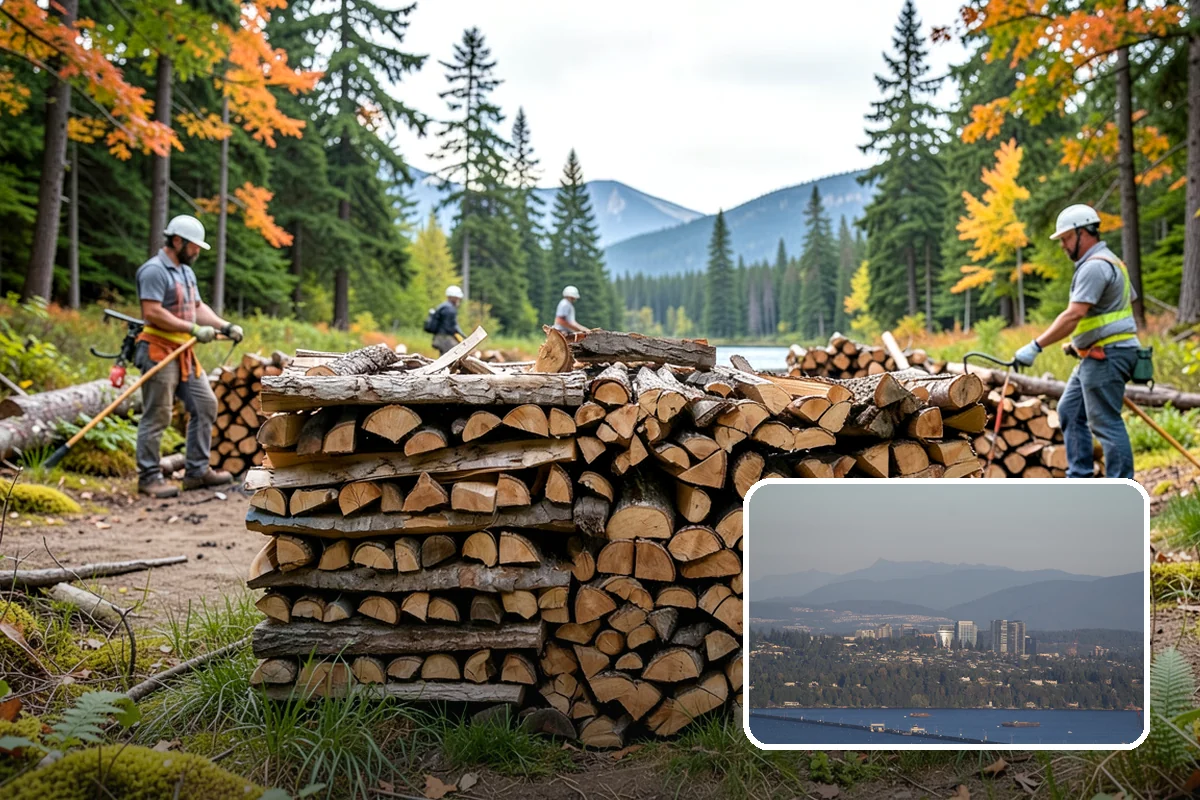 Grilling Wood in Medina, King County, WA - Builds a hot coal bed for fast searing
