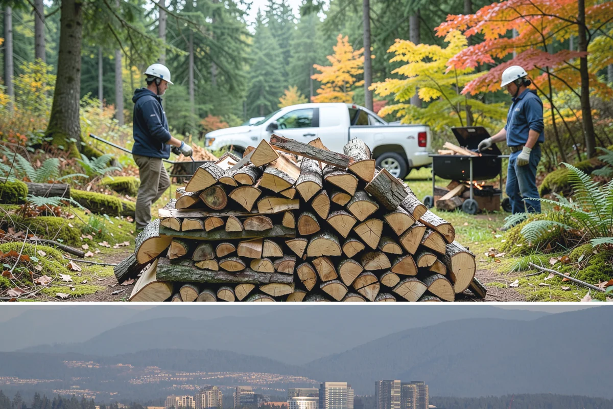 Grilling Wood in Medina, King County, WA - Grilling wood peaks through the warm spring and summer months when outdoor cooking is in full swing.