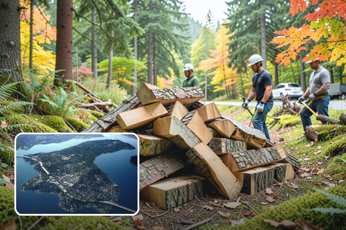 Grilling Wood in Mercer Island, King County, WA - Builds a hot coal bed for fast searing