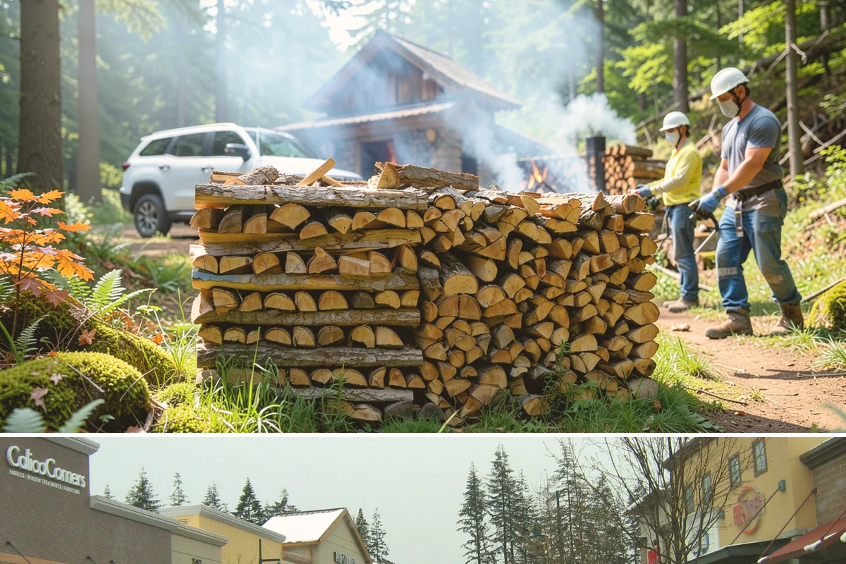 Grilling Wood in Mill Creek, Snohomish County, WA - Grilling wood peaks through the warm spring and summer months when outdoor cooking is in full swing.