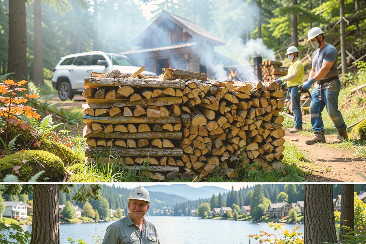 Grilling Wood in Milton, King County, WA - Grilling wood peaks through the warm spring and summer months when outdoor cooking is in full swing.