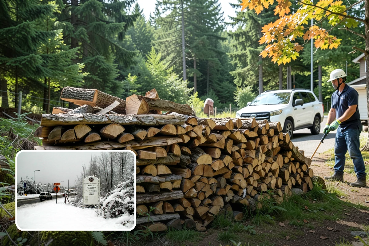 Grilling Wood in Newcastle, King County, WA - Builds a hot coal bed for fast searing