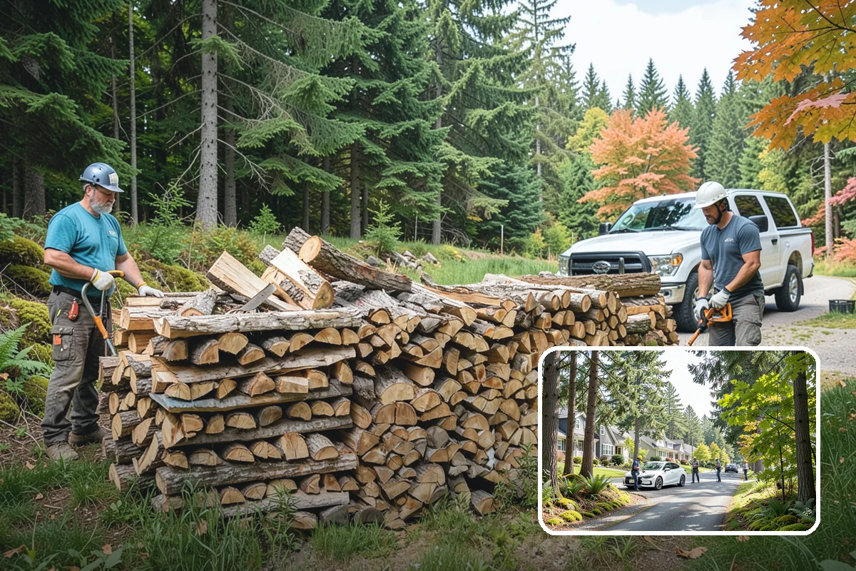 Grilling Wood in Normandy Park, King County, WA - Builds a hot coal bed for fast searing