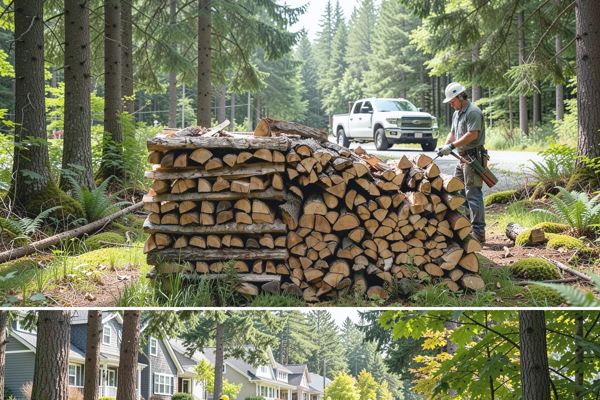 Grilling Wood in Normandy Park, King County, WA - Grilling wood peaks through the warm spring and summer months when outdoor cooking is in full swing.
