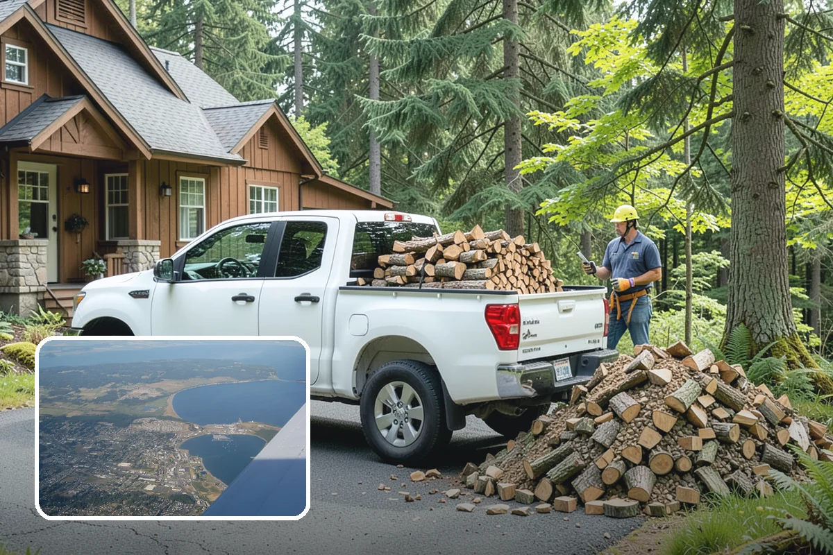Grilling Wood in Oak Harbor, Island County, WA - Builds a hot coal bed for fast searing