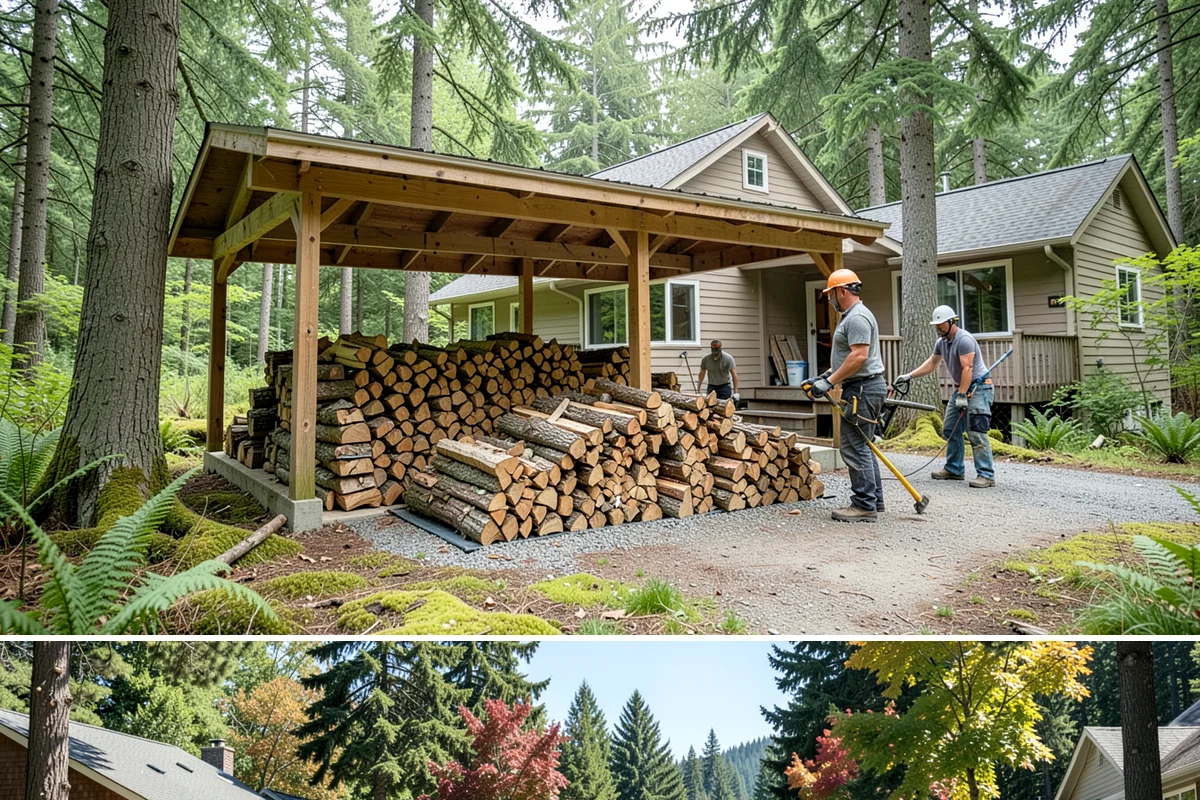 Grilling Wood in Orting, Pierce County, WA - Grilling wood peaks through the warm spring and summer months when outdoor cooking is in full swing.