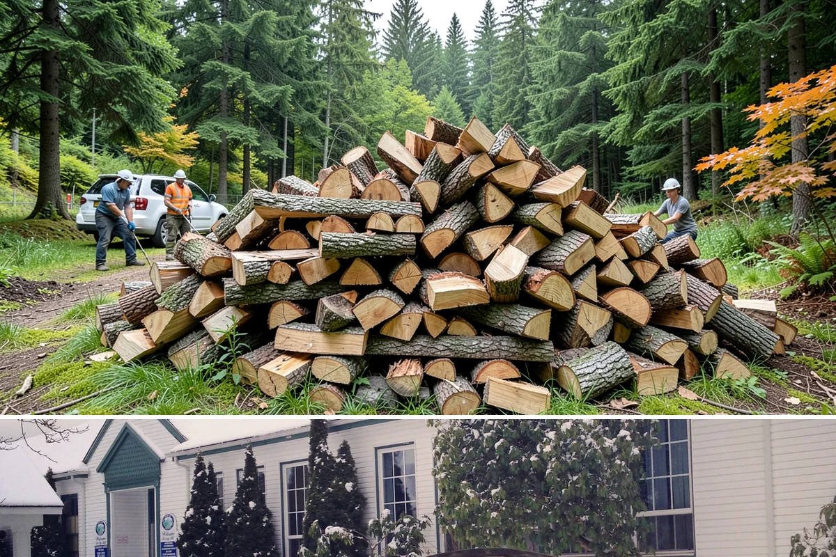 Grilling Wood in Pacific, King County, WA - Grilling wood peaks through the warm spring and summer months when outdoor cooking is in full swing.