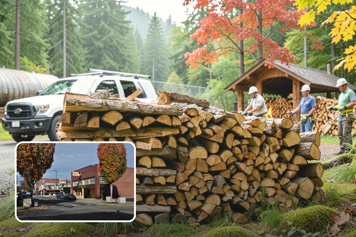Grilling Wood in Puyallup, Pierce County, WA - Builds a hot coal bed for fast searing