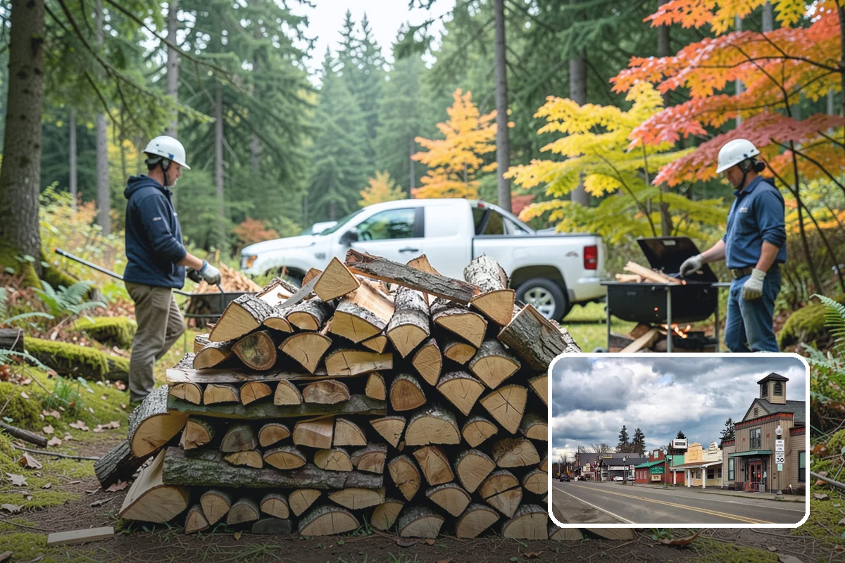 Grilling Wood in Roy, Pierce County, WA - Builds a hot coal bed for fast searing