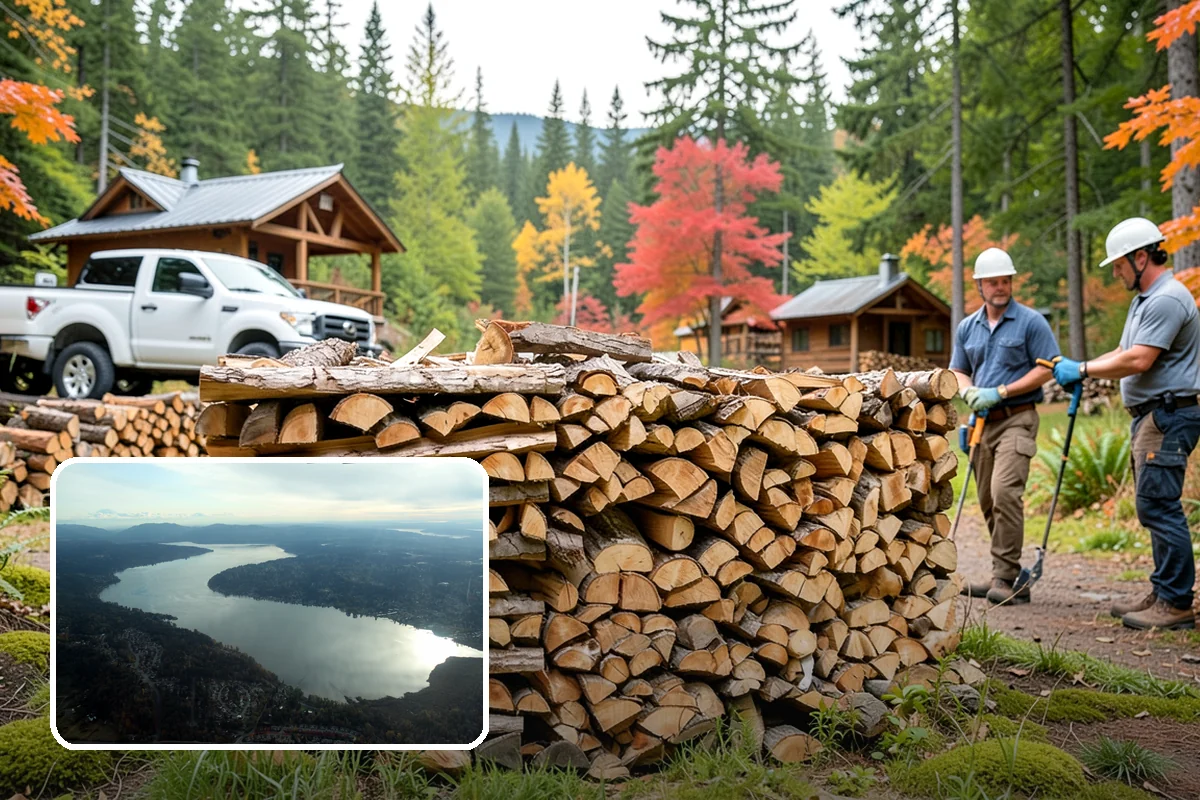 Grilling Wood in Sammamish, King County, WA - Builds a hot coal bed for fast searing