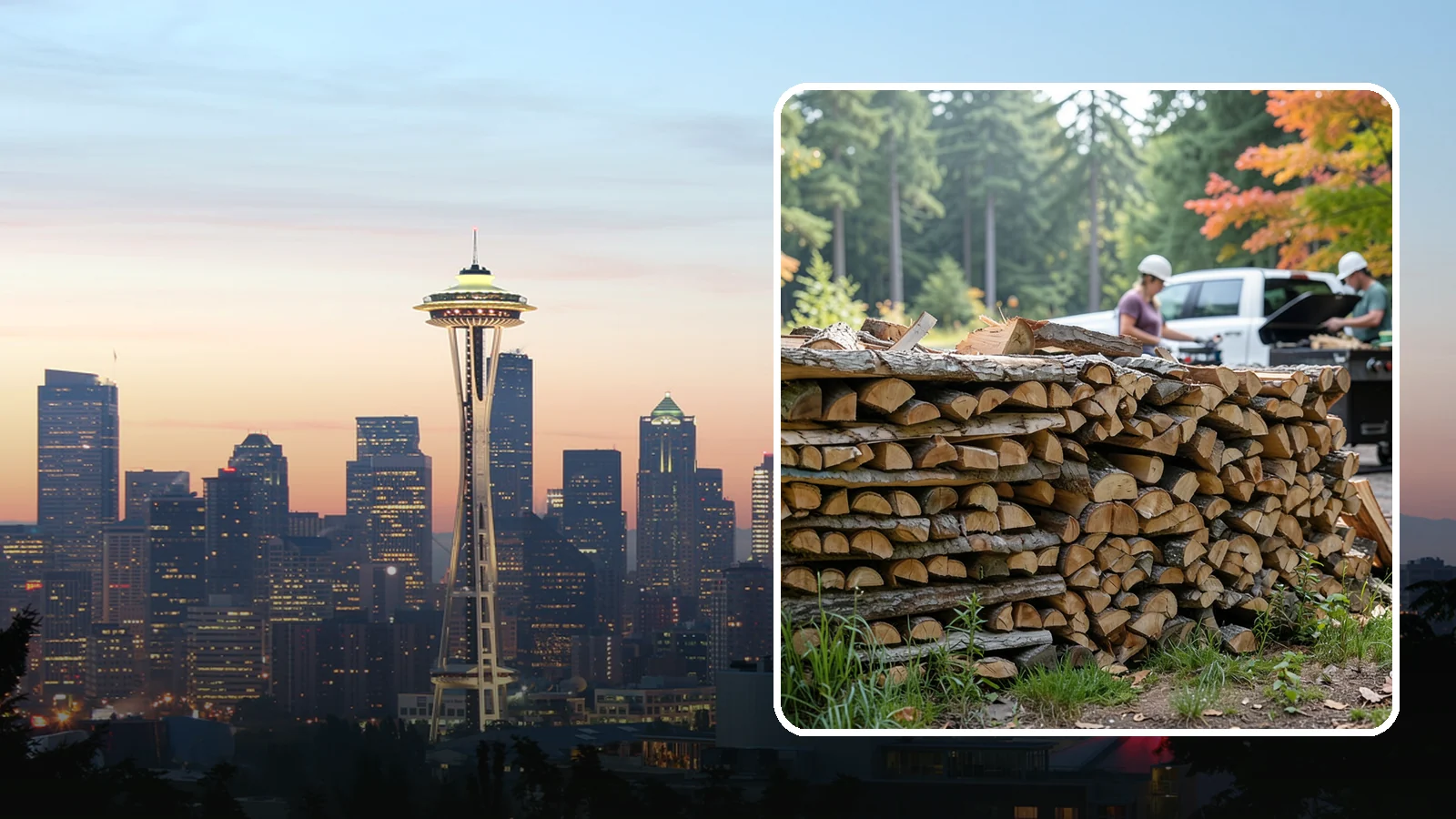 Grilling Wood in Seattle, King County, WA - Hot-burning grilling wood cut for direct-heat cooking and quick, flavorful sears.