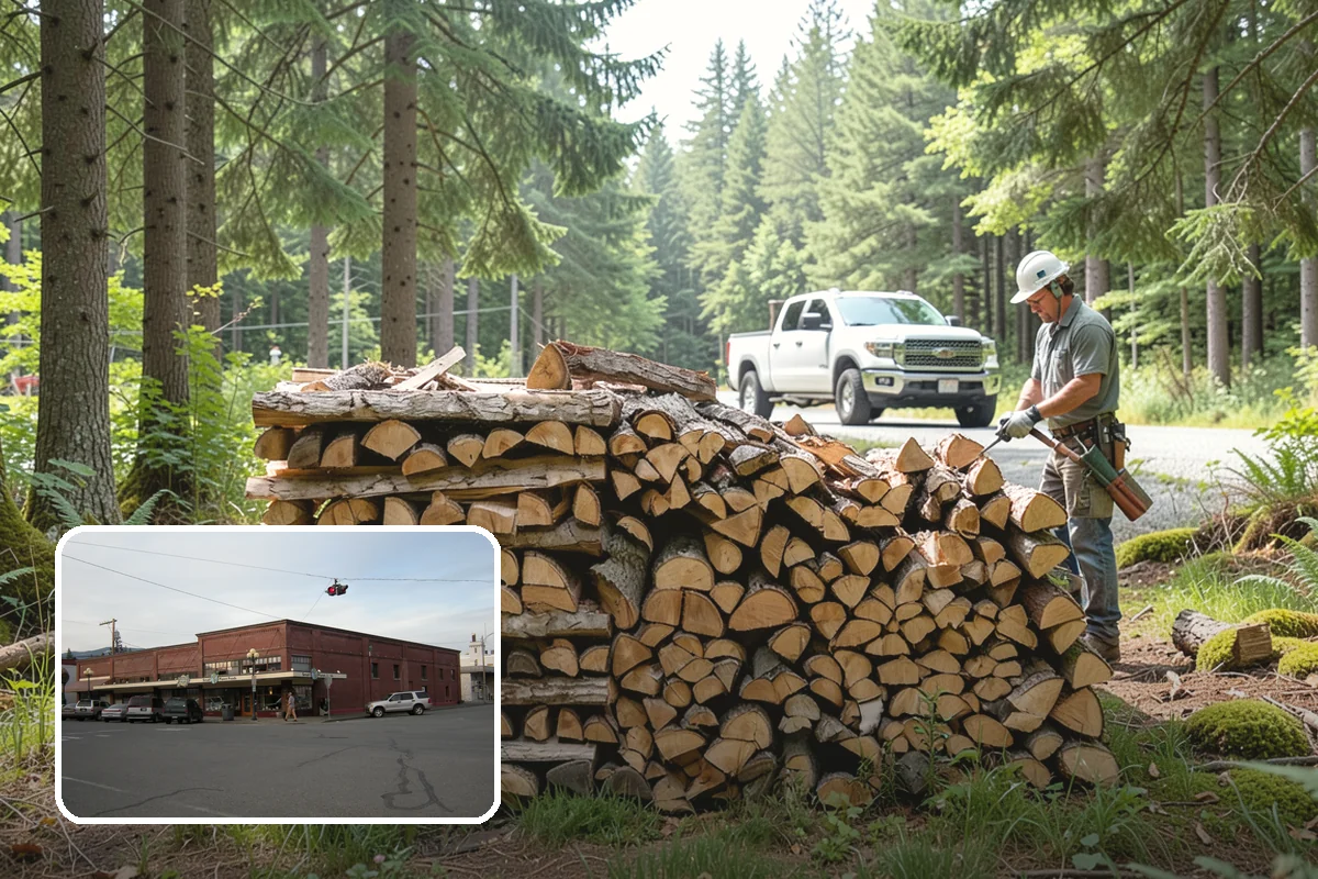 Grilling Wood in Sedro-Woolley, Skagit County, WA - Builds a hot coal bed for fast searing