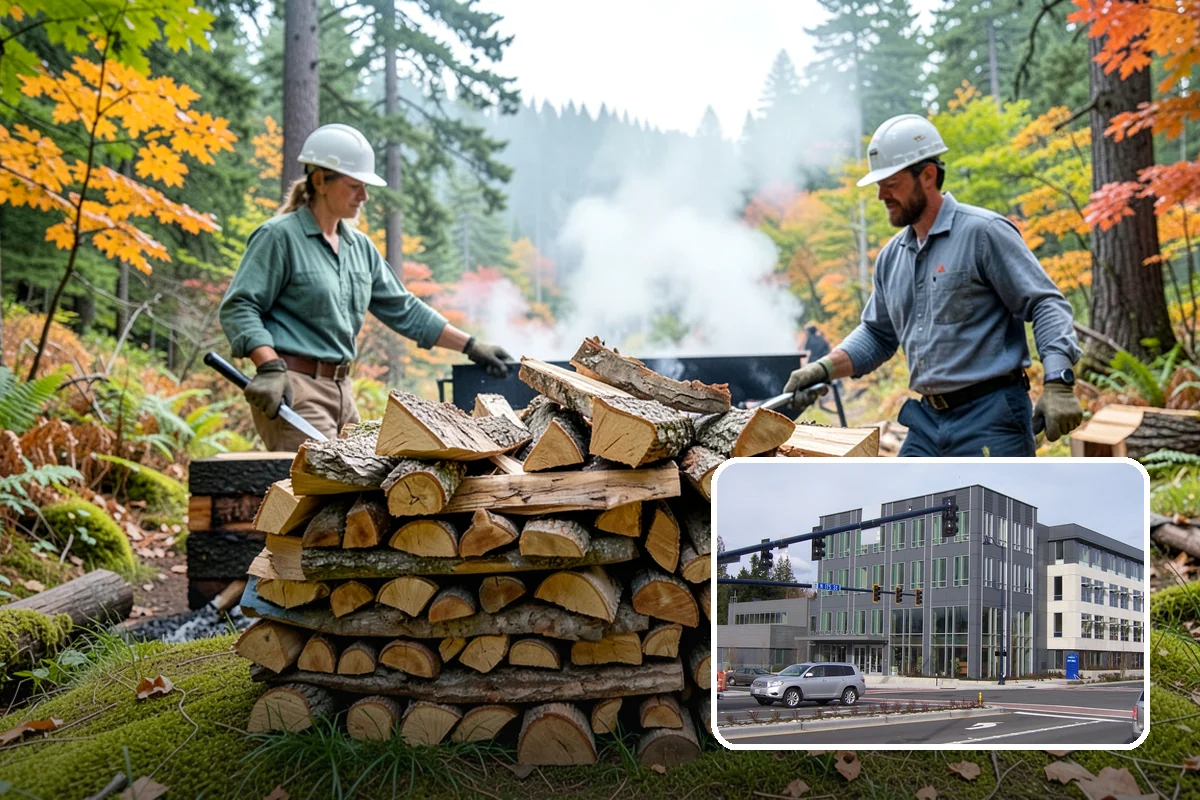 Grilling Wood in Shoreline, King County, WA - Builds a hot coal bed for fast searing