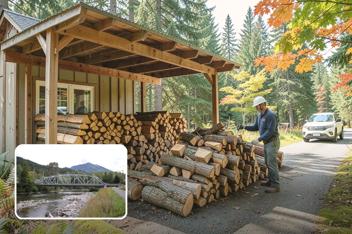 Grilling Wood in Skykomish, King County, WA - Builds a hot coal bed for fast searing