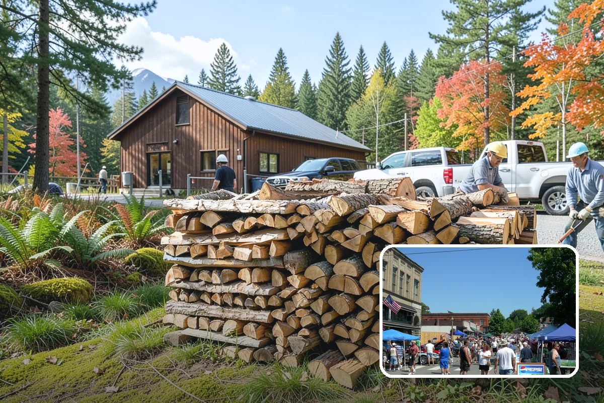 Grilling Wood in Snohomish, Snohomish County, WA - Builds a hot coal bed for fast searing