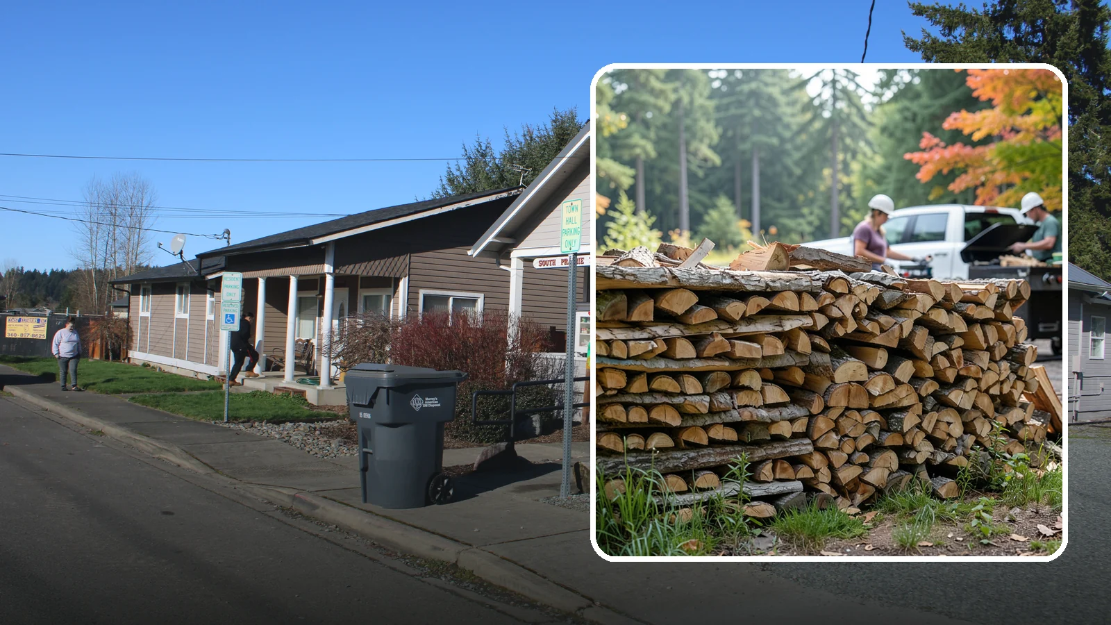 Grilling Wood in South Prairie, Pierce County, WA - Hot-burning grilling wood cut for direct-heat cooking and quick, flavorful sears.