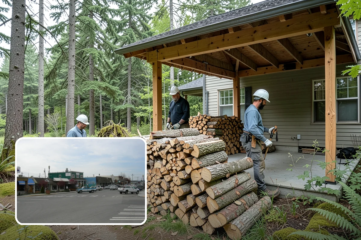 Grilling Wood in Stanwood, Snohomish County, WA - Builds a hot coal bed for fast searing