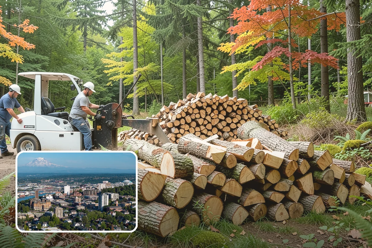 Grilling Wood in Tacoma, Pierce County, WA - Builds a hot coal bed for fast searing