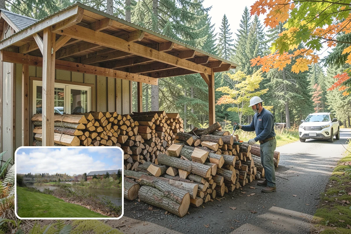 Grilling Wood in Tukwila, King County, WA - Builds a hot coal bed for fast searing