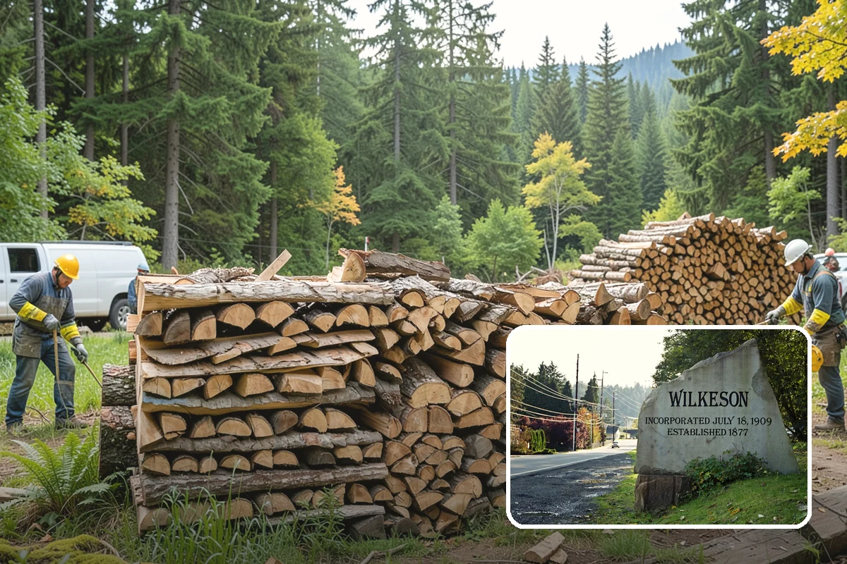 Grilling Wood in Wilkeson, Pierce County, WA - Builds a hot coal bed for fast searing