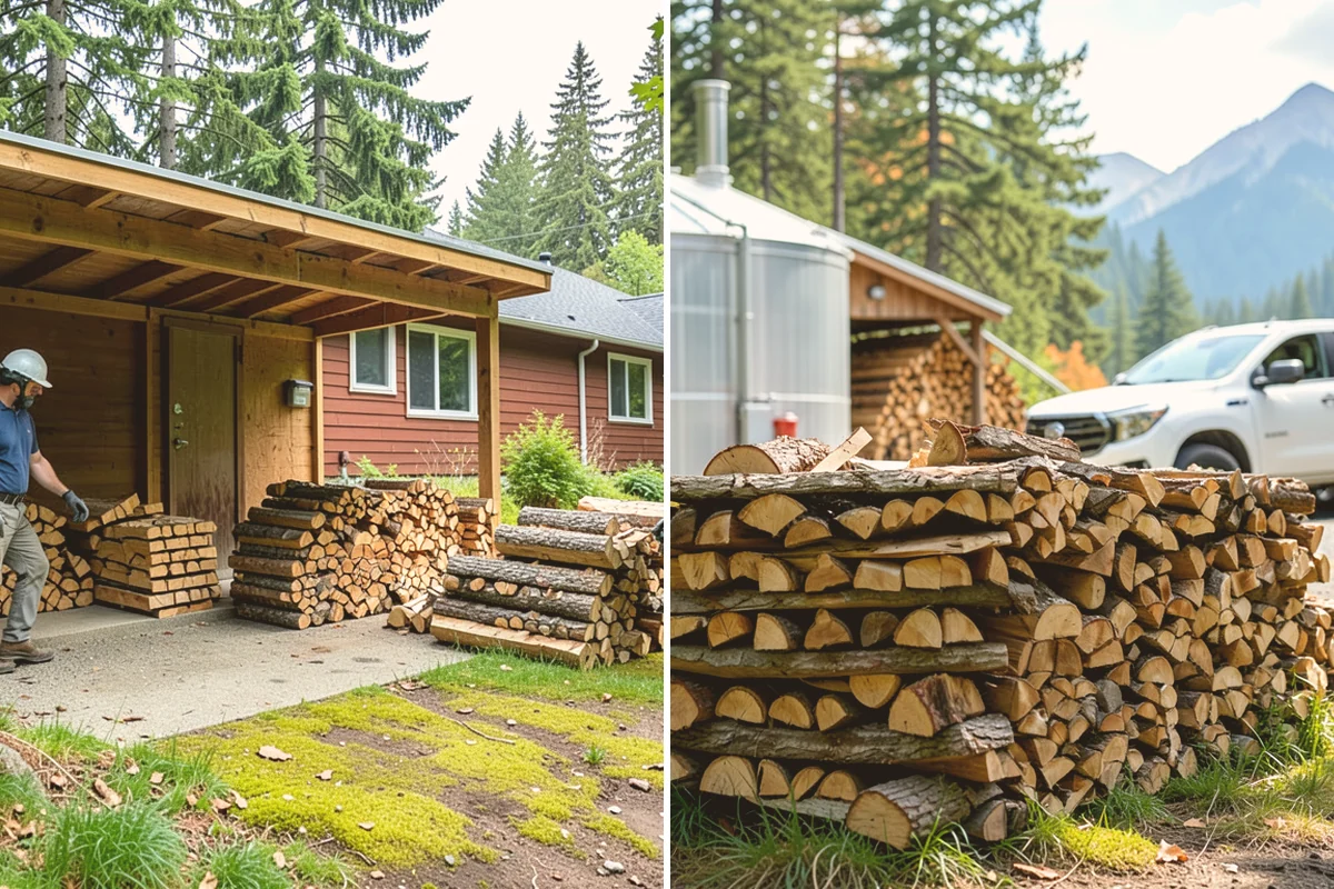 Half Cord Firewood in Algona, King County, WA - Place your half-cord order with a preferred date