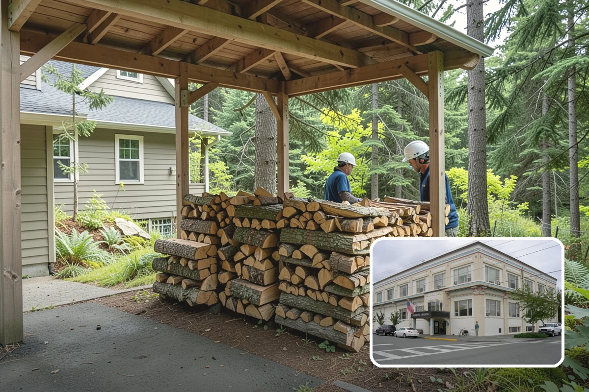 Half Cord Firewood in Anacortes, Skagit County, WA - Enough wood for consistent recreational fires