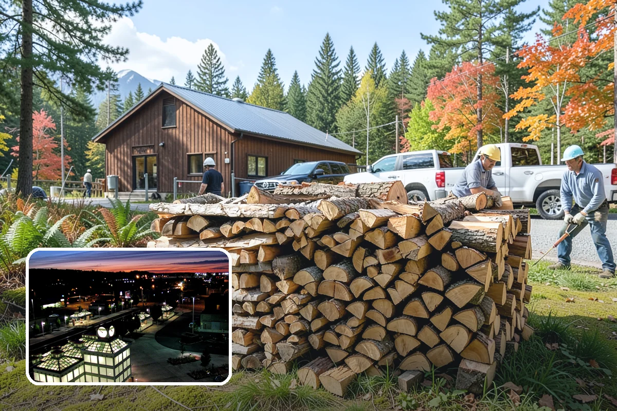 Half Cord Firewood in Auburn, King County, WA - Enough wood for consistent recreational fires