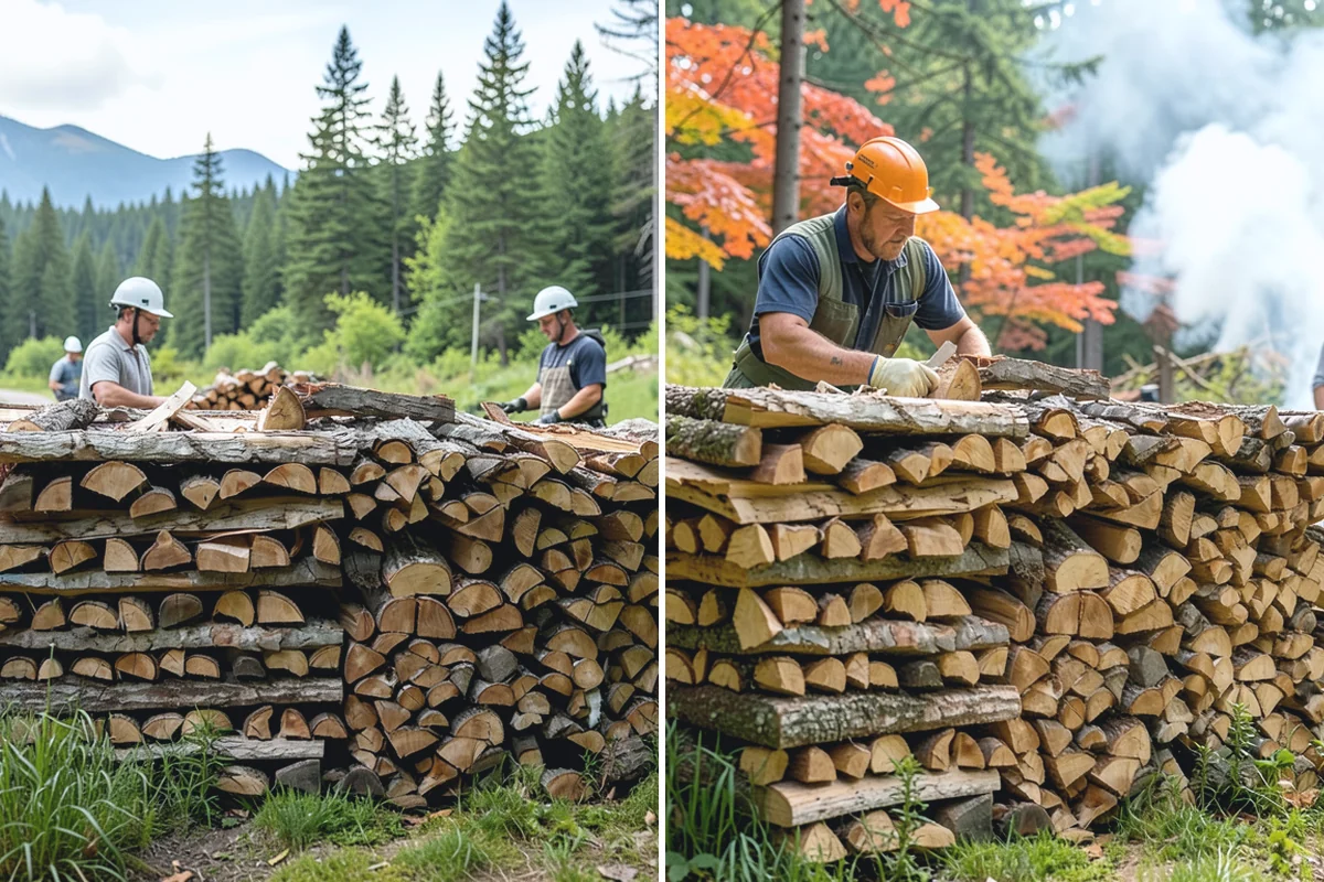 Half Cord Firewood in Auburn, King County, WA - Place your half-cord order with a preferred date