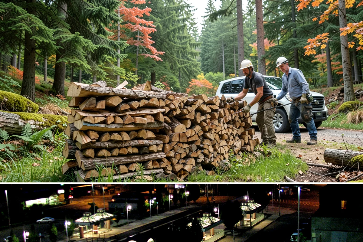 Half Cord Firewood in Auburn, King County, WA - Fall is the smart time to secure a half cord before winter demand and prices climb.