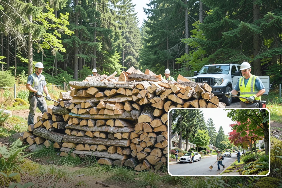 Half Cord Firewood in Beaux Arts Village, King County, WA - Enough wood for consistent recreational fires