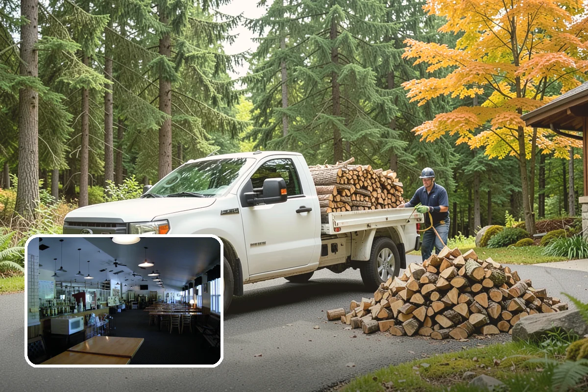Half Cord Firewood in Black Diamond, King County, WA - Enough wood for consistent recreational fires