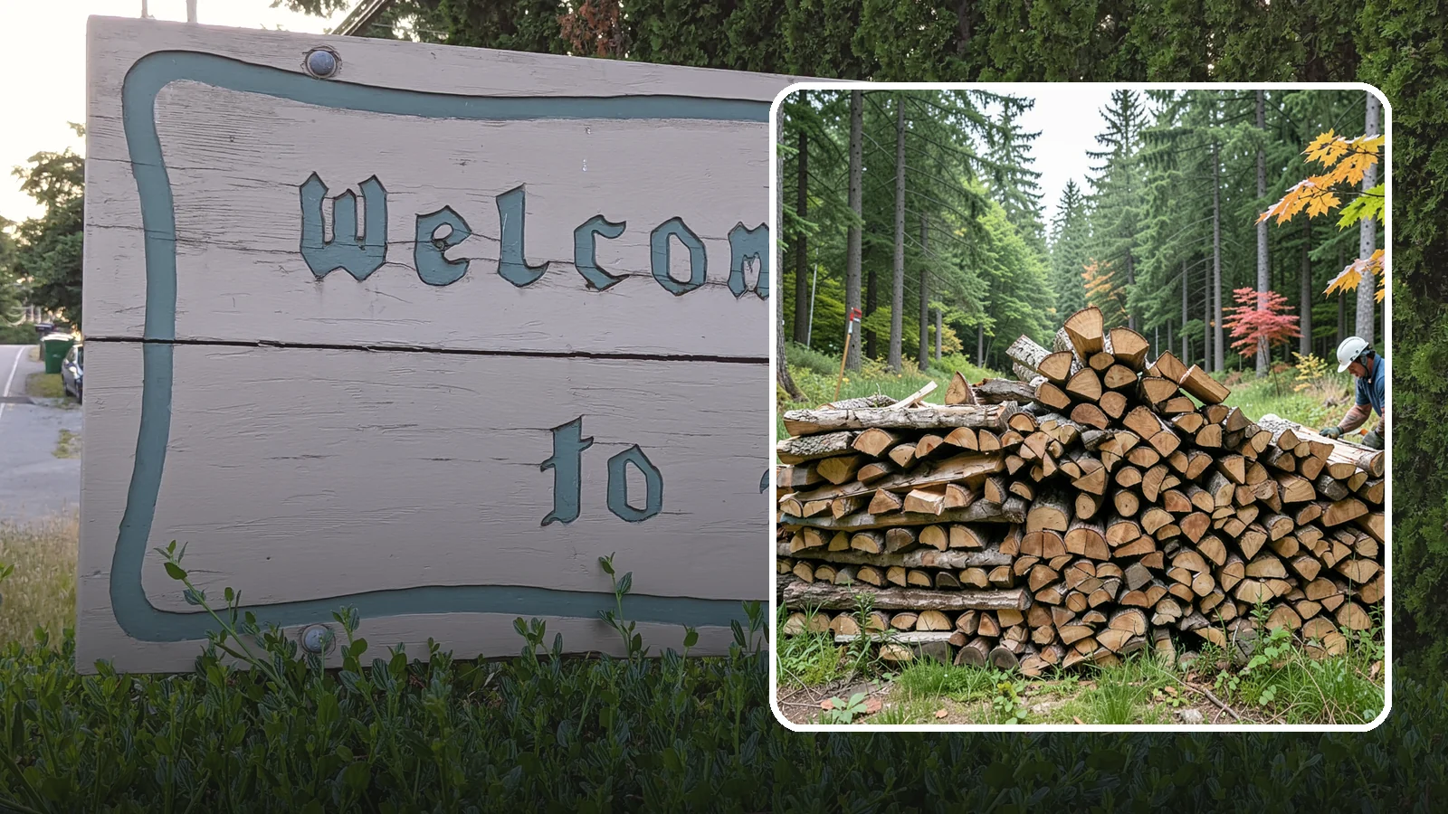 Half Cord Firewood in Brier, Snohomish County, WA - A half cord of seasoned firewood, a balanced supply for regular weekend and evening fires.