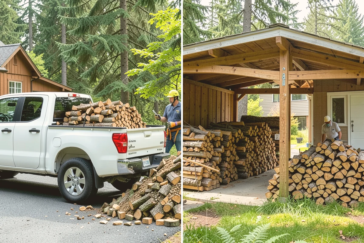Half Cord Firewood in Brier, Snohomish County, WA - Place your half-cord order with a preferred date