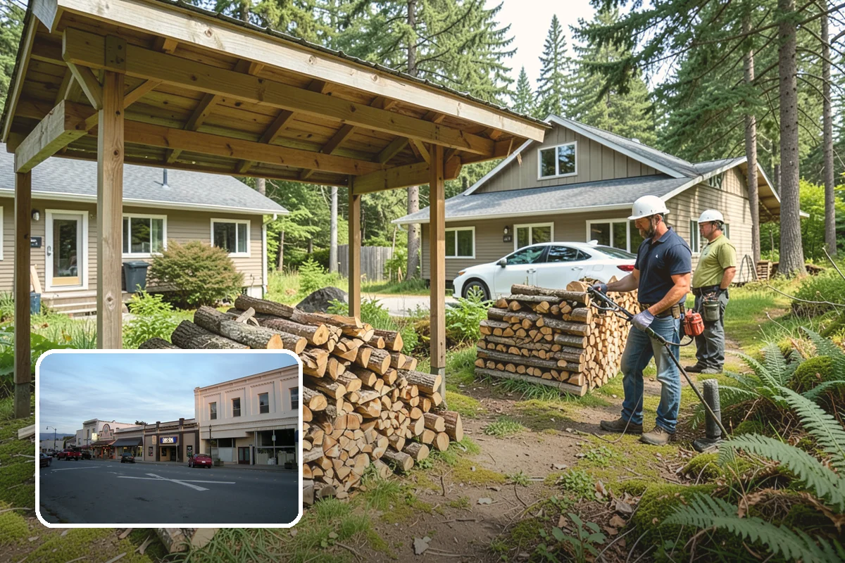 Half Cord Firewood in Burlington, Skagit County, WA - Enough wood for consistent recreational fires