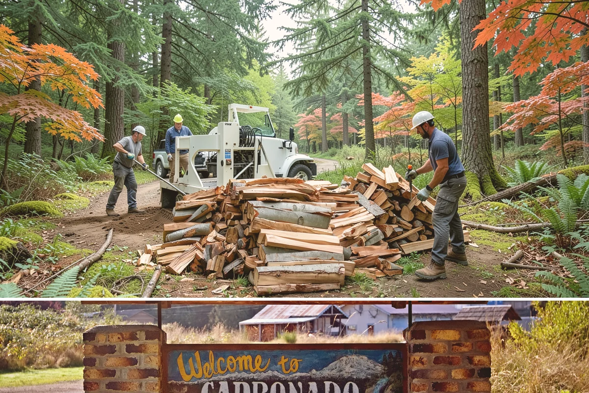 Half Cord Firewood in Carbonado, Pierce County, WA - Fall is the smart time to secure a half cord before winter demand and prices climb.